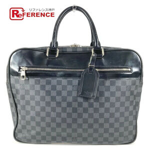 Louis Vuitton Damier Graphite Black Overnight Handbag Tote Bag Business Canvas